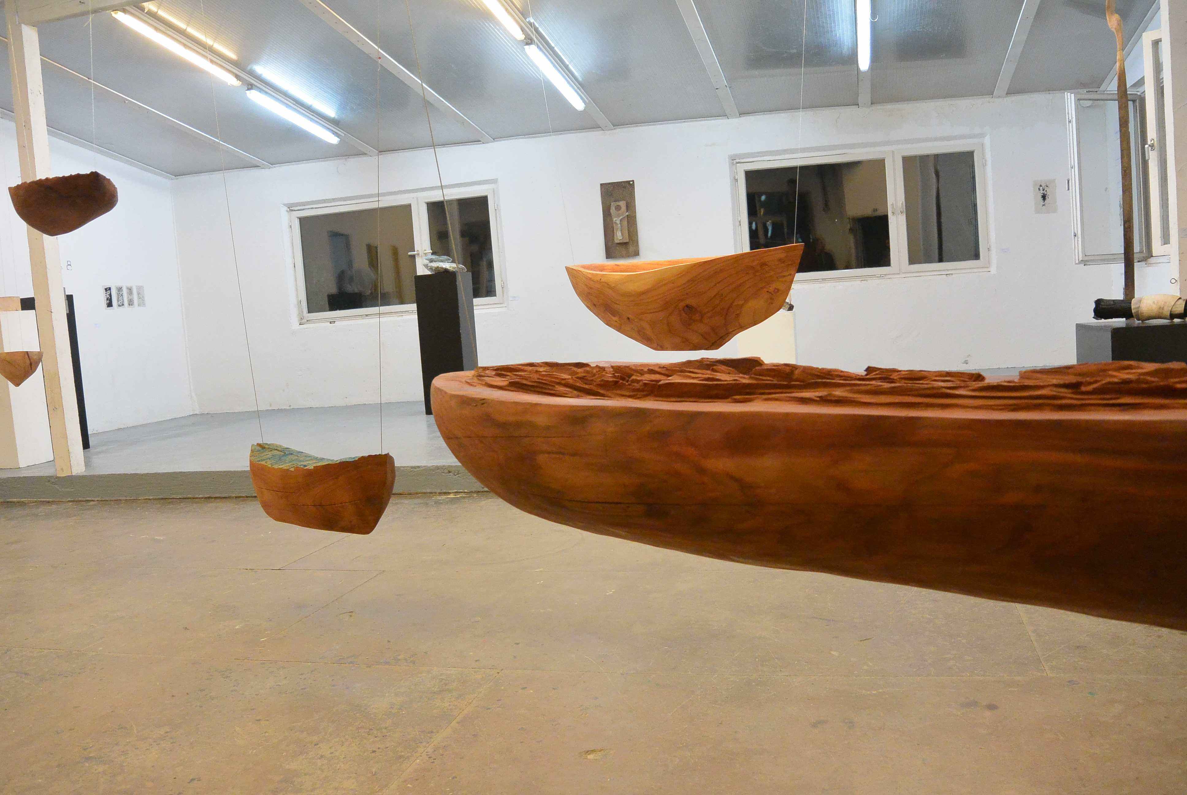 Gedankenreisen - Installation - Oktober 2015 - Edith Maryon Kunstschule Freiburg Munzingen